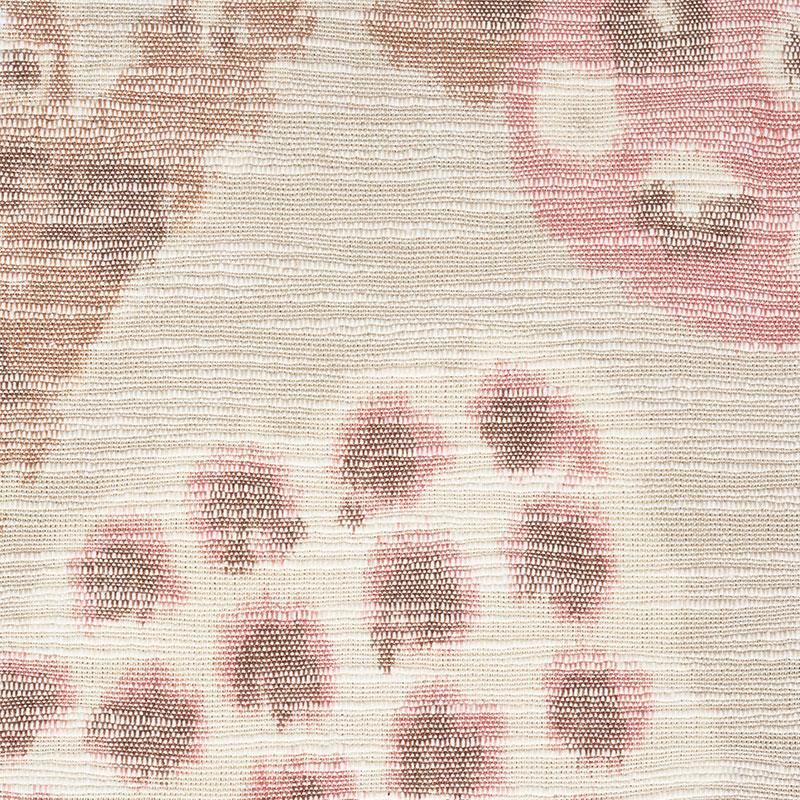 Schumacher Annabel Warp Print Rose Fabric