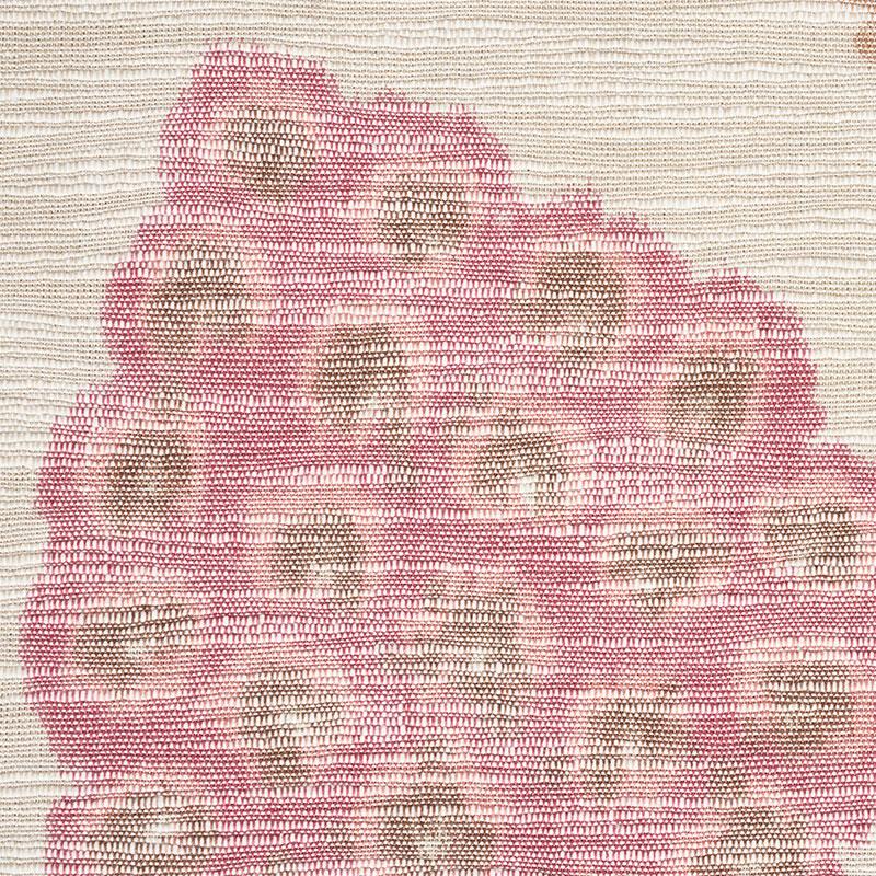 Schumacher Annabel Warp Print Rose Fabric