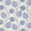 Schumacher Annabel Warp Print Blue Fabric