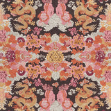 Schumacher Magic Mountain Dragon Aubergine Fabric