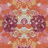 Schumacher Magic Mountain Dragon Aubergine Fabric