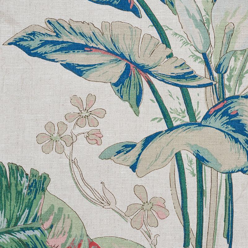 Schumacher Tropique Document Fabric