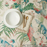 Schumacher Tropique Document Fabric