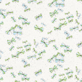 Schumacher Monarch'S March Sky & Leaf Fabric