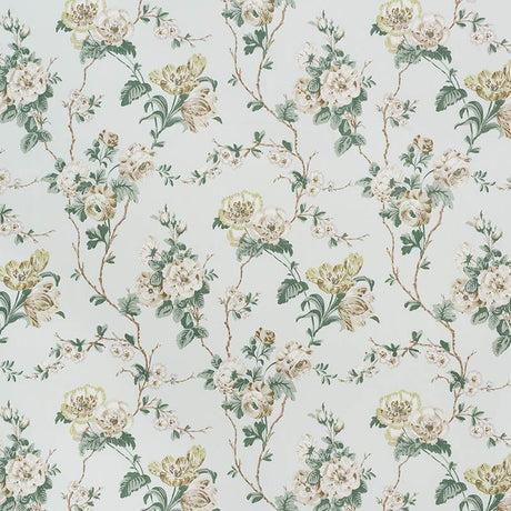 Schumacher Betty Chintz Celadon Fabric