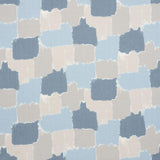 Schumacher Colorblock Ikat Denim Fabric