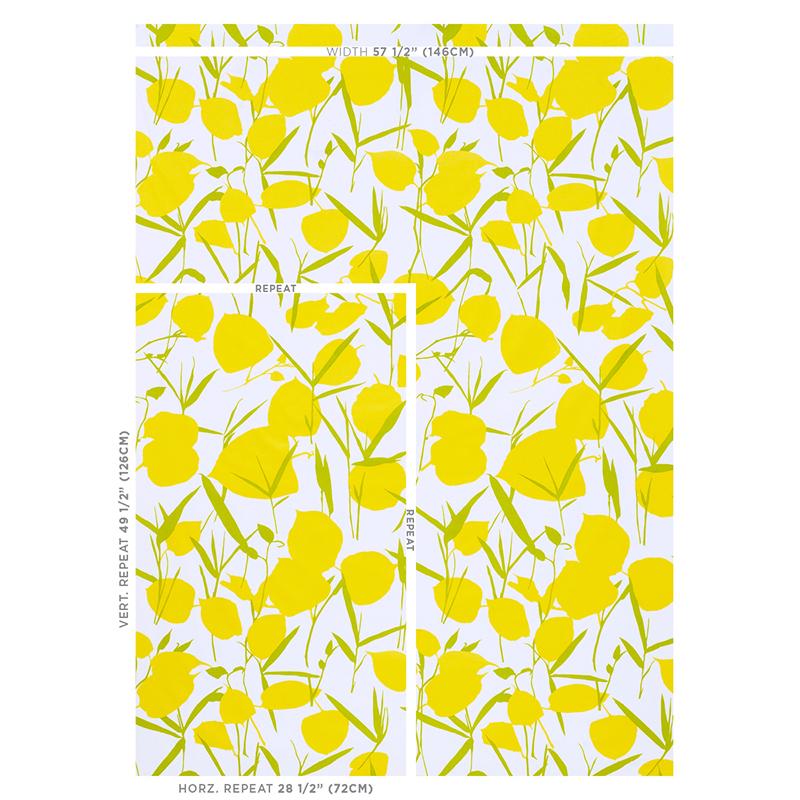 Schumacher Joan Yellow Fabric