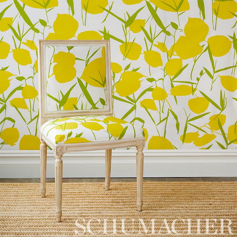 Schumacher Joan Yellow Fabric