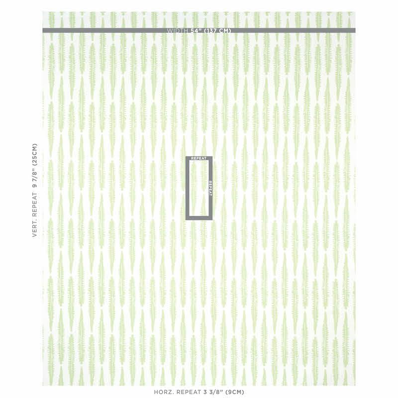 Schumacher Fern Sage Fabric