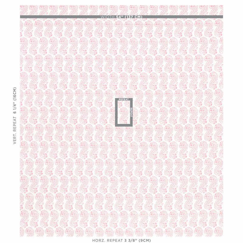 Schumacher Lani Pink Fabric