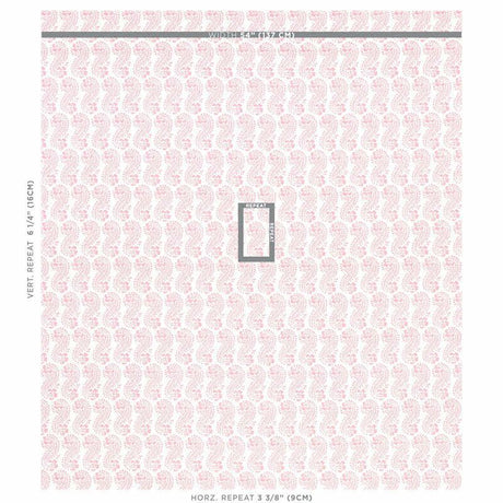 Schumacher Lani Pink Fabric