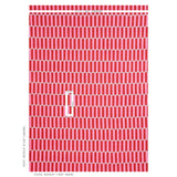 Schumacher Luna Hand Block Print Pink & Red Fabric