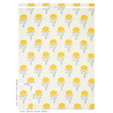 Schumacher Marigold Hand Block Print Yellow Fabric
