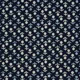 Schumacher Beatriz Handprint Indigo Fabric