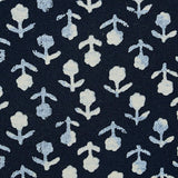 Schumacher Beatriz Handprint Indigo Fabric