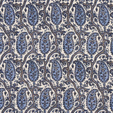 Schumacher Daria Paisley Indigo Fabric