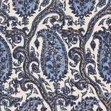 Schumacher Daria Paisley Indigo Fabric