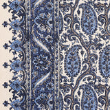 Schumacher Daria Paisley Indigo Fabric