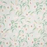 Schumacher Scattered Lilies Sky Fabric