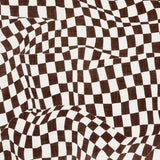 Schumacher Loose Check Brown Fabric