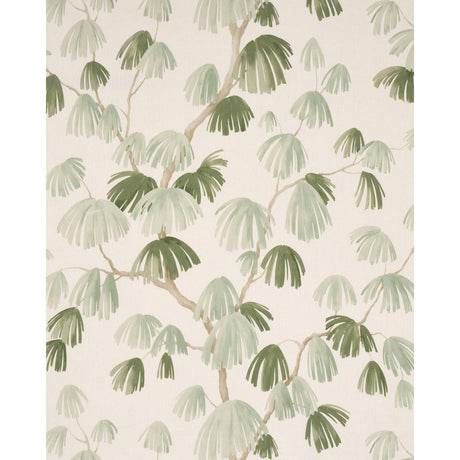 Schumacher Weeping Pine Sage Fabric