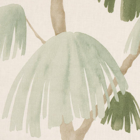 Schumacher Weeping Pine Sage Fabric