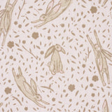 Schumacher Rabbit High Performance Print Blush Fabric