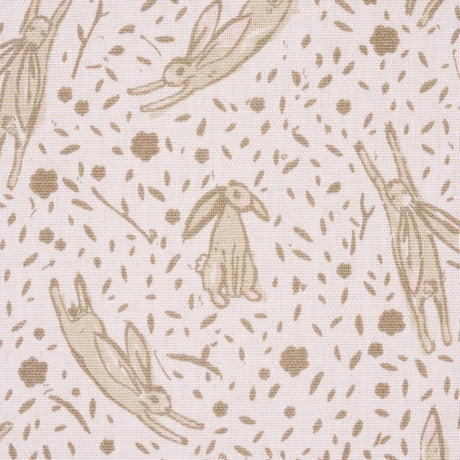 Schumacher Rabbit High Performance Print Blush Fabric