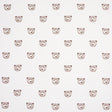 Schumacher Bear High Performance Print Ivory Fabric