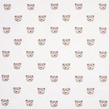 Schumacher Bear High Performance Print Ivory Fabric