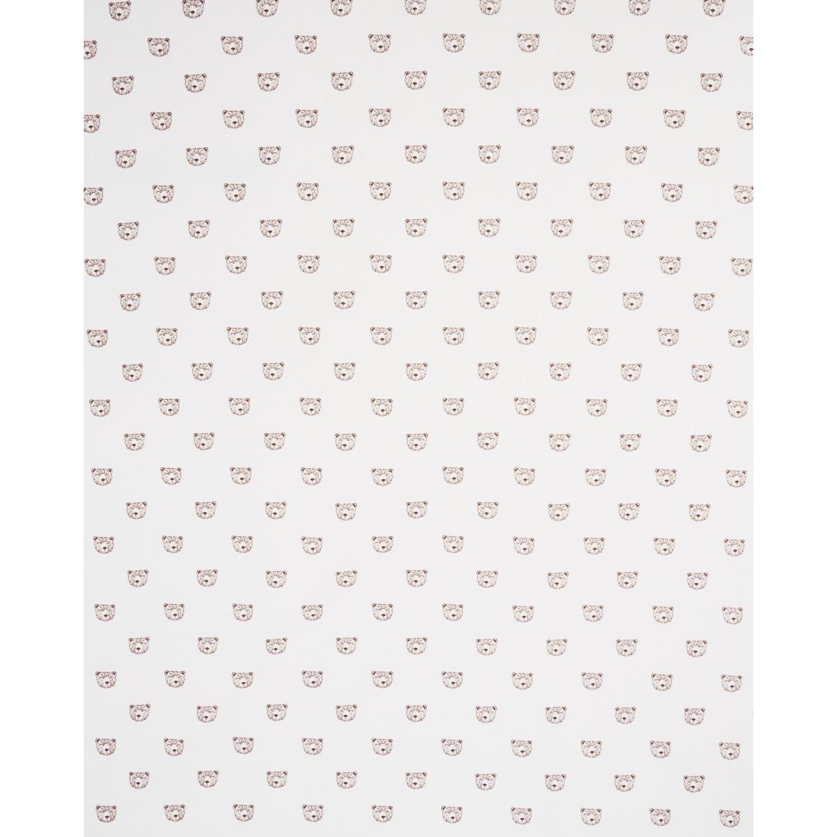 Schumacher Bear High Performance Print Ivory Fabric