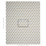 Schumacher Basile Trellis Yellow & Blue Fabric