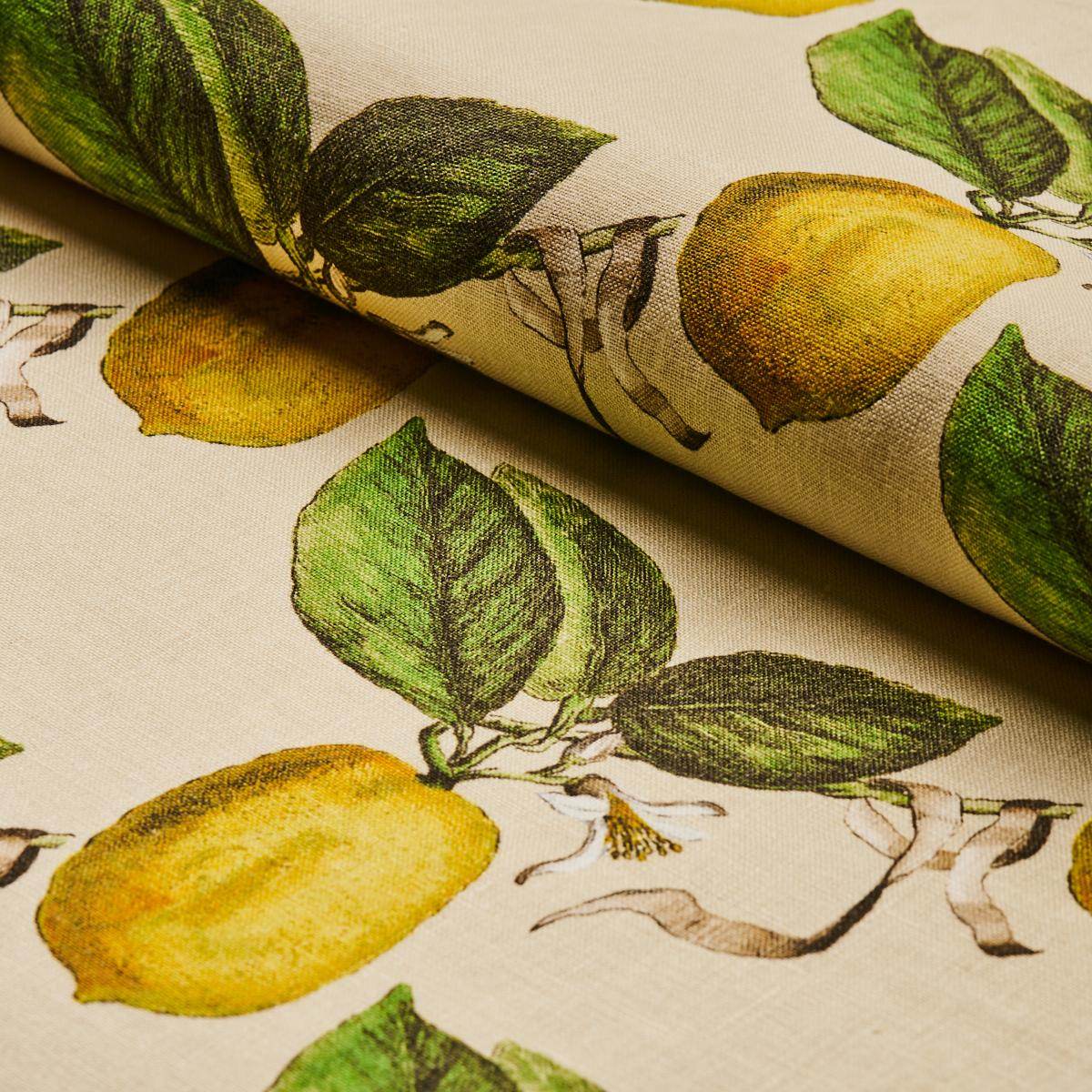 Schumacher Le Citron Natural Fabric