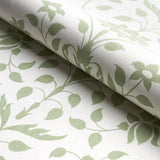 Schumacher Jaipur Mughal Flower Green Fabric