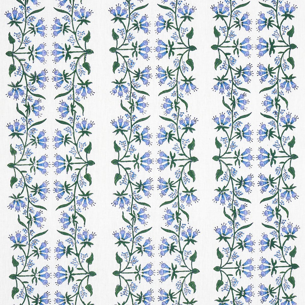 Schumacher Himalaya Hand Block Print Lilac Fabric
