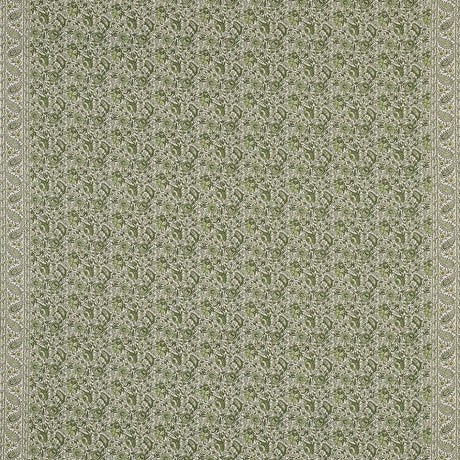 Schumacher Daisy Indoor/Outdoor Leaf Green Fabric