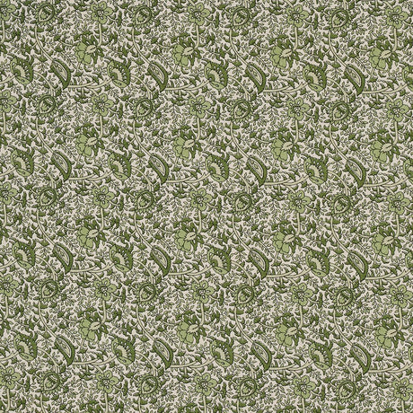 Schumacher Daisy Indoor/Outdoor Leaf Green Fabric
