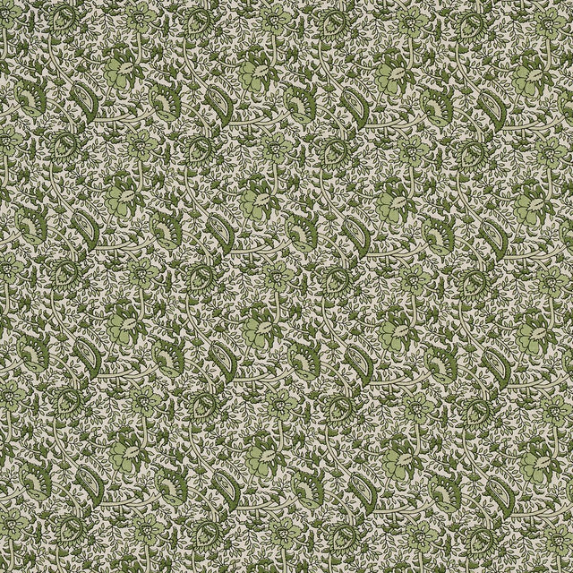 Schumacher Daisy Indoor/Outdoor Leaf Green Fabric