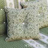 Schumacher Daisy Indoor/Outdoor Leaf Green Fabric