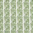 Schumacher Venetian Zig Zag Block Print Green Fabric