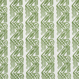 Schumacher Venetian Zig Zag Block Print Green Fabric