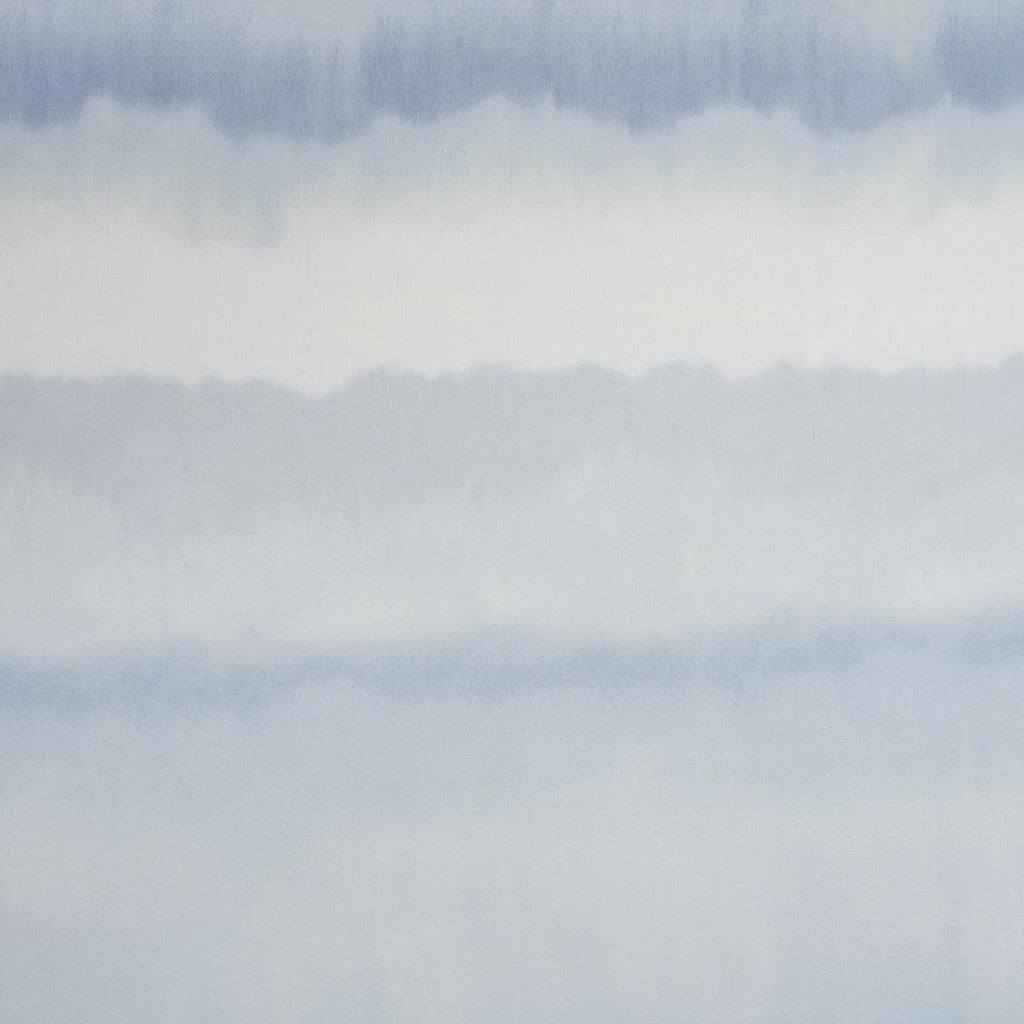 Schumacher Orissa Panel Blue & Natural Fabric