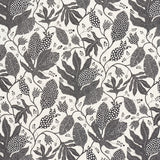 Schumacher Polka Dot Jungle Black & Cream Fabric