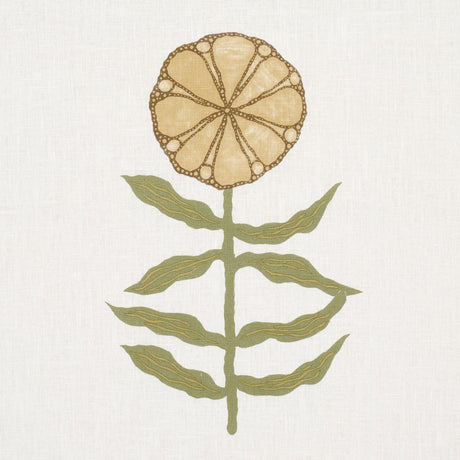 Schumacher Pretty Petals Soft Yellow Fabric