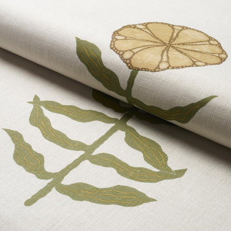 Schumacher Pretty Petals Soft Yellow Fabric