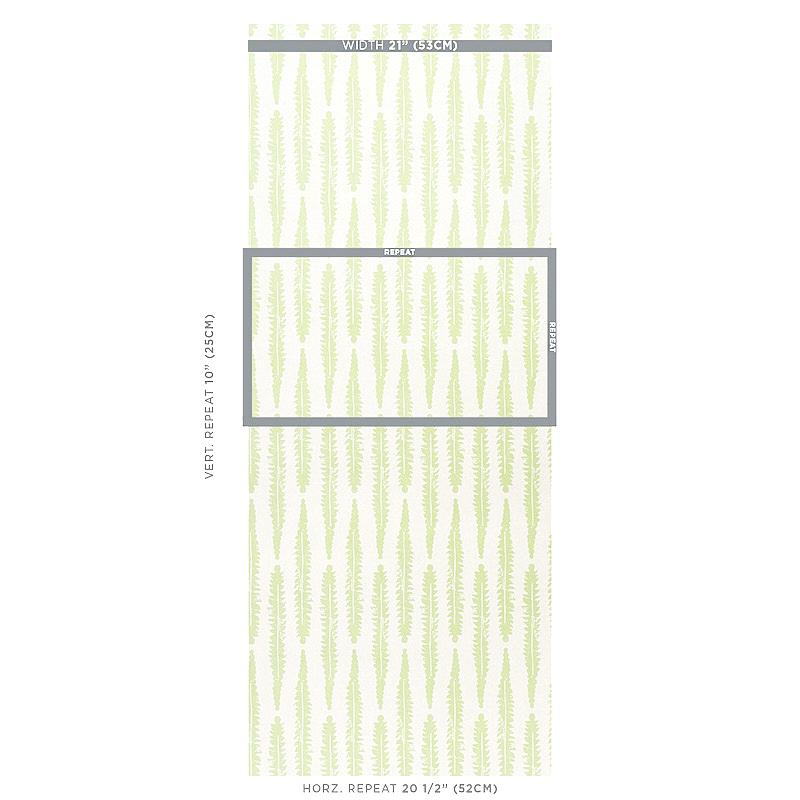 Schumacher Fern Sage Wallpaper
