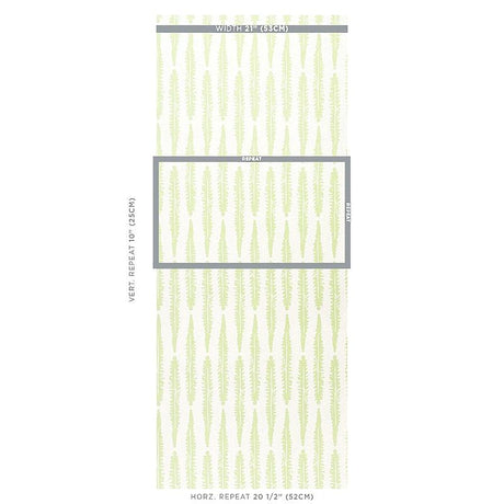 Schumacher Fern Sage Wallpaper