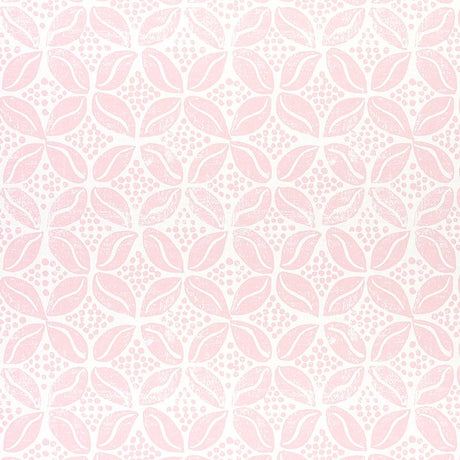 Schumacher Coffee Bean Pink Wallpaper