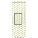 Schumacher Leaf Grass Green Wallpaper