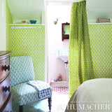 Schumacher Leaf Grass Green Wallpaper